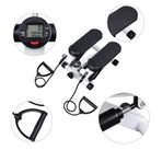 Ekranlı Sayaç Göstergeli ve Direnç Lastikli Ayarlanabilir Mini Stepper Kondisyon Aleti