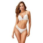 Ekru Destekli Push Up Sütyen Külot Takım, 90B, N4411-3-198IGP100103