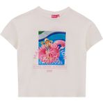 Ekru Kız Çocuk Baskılı T-Shirt BRB5SG-TST6426