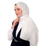 Ekru Simli Bodrum Şal