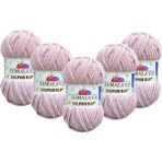 EKS Ticaret Himalaya Dolphin Baby Kadife Ip 5'li Paket - 80349 Pudra - 100 Gr. 120 Mt.