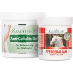EKS Ticaret Krauterhof Anti Cellulite Gel 250 Ml+ Isıtıcı Masaj Jeli 100 ml
