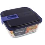 EKS Ticaret Luminarc Kare Cam Saklama Kabı 122 cl 18X18X7CM