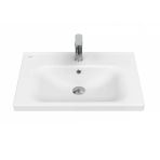 Eksen 65 cm Beyaz Etajerli Lavabo