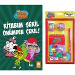 Eksik Parça Yayınları Kral Şakir 16 - Kitabım Şekil Önümden Çekil & Kral Şakir Mini Kırtasiye Seti - Evet