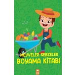 Eksik Parça Yayınları Meyveler Sebzeler Boyama Kitabı