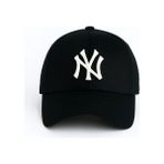 Ekstore Ny New York Nakış Unisex Beyzbol Şapka Kadın Şapka Erkek Şapka Yazlık Şapka - Beyaz - Siyah - Standart