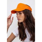Ekstore Uv Koruyucu Vizör Kasket Siperlik Tenis Şapka - Turuncu - Standart