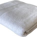 Ekstra Büyük Boy Banyo Havlusu, %100 Pamuklu Türk Havluları, 40x80 inç - Maksimum Yumuşaklık ve Emici Banyo Çarşafı, Ağır Ağırlık 1000 Gram 992 gr (Beyaz, 1 Adet)