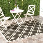 Ekstra Büyük Su Geçirmez Dış Mekan Halısı 200x300 cm Dikdörtgen Veranda Halı Geometrik Tasarımlar ile Kaymaz Güverte ve Bahçe İç/Dış Mekan Mat
