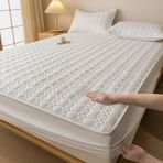 Ekstra derin pamuk lastikli çarşaf 120 x 200 cm tamamen elastik çarşaf ütü gerektirmeyen kumaş makinede yıkanabilir, nefes alabilir ve rahat