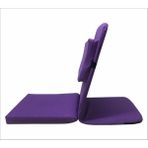 Ekstra Destek Yastıklı Yoga, Nefes, Meditasyon Sandalyesi Backjack Xl Su ve Leke Iticili Duck Kumaş - Mor