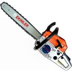 Ekstra Güçlü 52CC Benzinli Ağaç Odun Dal Kesme Motoru Benzinli Testere Hızar Motoru (Turuncu Beyaz) EEA357 - 1