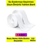 Ekstra Güçlü Su Geçirmez Sızdırmaz Dayanıklı Yalıtım Tamir Küf Önleyici Beyaz Bant 3.2m - 1 Adet