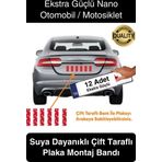 Ekstra Güçlü Suya Dayanıklı Çift Taraflı Otomobil Motosiklet Kamyon Plaka Yapıştırma Montaj Bandı