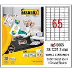 Ekstrafix 38.1x21.2 mm Laser Etiket