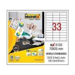 EKSTRAFİX Ekstrafix Laser Etiket 70x25 Laser-copy-ınkjet Fix-5133
