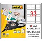 Ekstrafix Fix-5033 Lazer Etiket