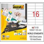 Ekstrafix Fix-5105 Lazer Etiket