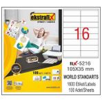 Ekstrafix Fix-5216 105x35 Lazer Etiket