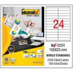 Ekstrafix Fix-5224 105 x 23 Lazer Etiket