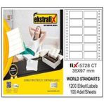 Ekstrafix FİX-5728 35x97 mm Bilgisayar Etiketi