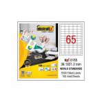 Ekstrafix Laser Etiket 38,1X21,1Mm Q Fix-5165 (100 Lü Paket)