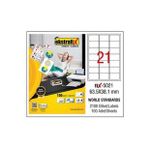 Ekstrafix Laser Etiket 63.5 X 38.1 Mm Lazer Etiket 100 Yaprak