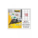 Ekstrafix Laser Etiket 63.5 X 46.6 Mm Lazer Etiket 100 Yaprak