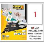 Ekstrafix Lazer Etiket 100 Yaprak 199.6 X 289.1 Mm Laser Copy Inkjet