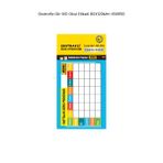 Ekstrafix OK-001 80x120 mm Okul Etiketi