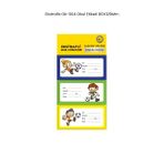 Ekstrafix OK-004 80x120 mm Okul Etiketi