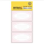 Ekstrafix OK-023 80x120 mm Okul Etiketi