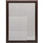 Ekstrafix PVC Çerçeve A4 Ceviz İç Ölçüleri 21x30 Cm - Dış Ölçüleri 25x33 Cm Fix-Çc03