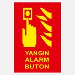 Ekstrafix YF070 12x25 cm Fosforlu Yangın Alarm Butonu