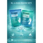 El & Ayak Bakım Seti – Hyaluronik Asit, Aloe Vera & E Vitamini İçeren El Maskesi + Peeling Ayak Maskesi | Yoğun Nemlendirici & Çatlak Karşıt�
