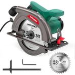 El Daire Testere, 1300W, 4500RPM, 185MM, Yüksek Güçlü Motor, Kesme Derinliği 65MM (90), 45MM (45), Kılavuz Ray, Toz Giderme, Ahşap/plastik Kesmek Için