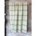 El dokuması Kök Boyalı Buldan Peştemal -%100 Organik Pamuk ve bambu 95x175 cm.Plaj ve Banyo Havlusu. Plaj, Banyo, Spa, Masaj ve Spor için (Bambu Yeşil)
