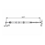 EL FREN TELI ARKA SOL NEMO BIPPER FIORINO BOY 1677/1402MM 07- BOSCH 1987482208