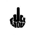 El Isareti Fck You Sticker Oto Motor Kask Cam 15 Cm
