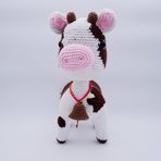 El işi Pamuk İplik Amigurumi Bebek | İnek Bebeği | Yumuşak ve Sevimli El Yapımı Oyuncak