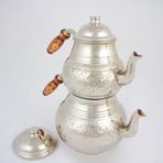 El İşlemeli Bakır Çaydanlık (Büyük Boy)
