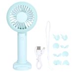 El Katlanır Fan, Brushess DC Motor, güçlü Rüzgar Enerjisi, USB şarjı, Ofis odası Ve Seyahat Için Kompakt Taşınabilir Masa Fanı, üç Hız ayarını Destekler (Taze ve yeşil (üçlü