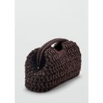 El Örgüsü Clutch Çanta - Kahve Bizon