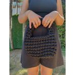 El Örgüsü Penye Siyah Pinterest Baget Çanta