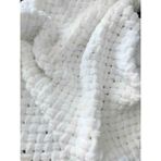 El Örgüsü Puffy Peluş Bebek Battaniyesi - 100 x 100 cm