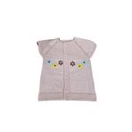 El Örgüsü Unisex Çocuk Yelek (Pembe, 3-4 Yaş)