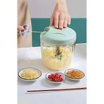 El Rondosu Çelik 5 Bıçaklı Büyük Boy Sebze Meyve Soğan Doğrayıcı 1000 ml.