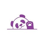 El Sallayan Panda Araba Sticker 17X17 Cm Mor