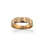 El Üretimi Sade Taşsız Rose Gold 14 Ayar Altın Alyans Yüzük